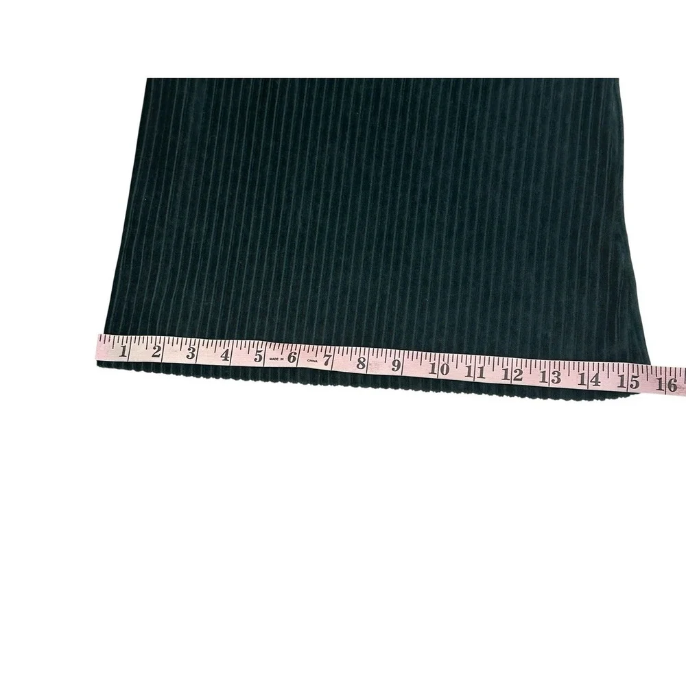 Free People Women's Bambi Casual Wide Leg Pants size S Emerald Green‎ Corduroy